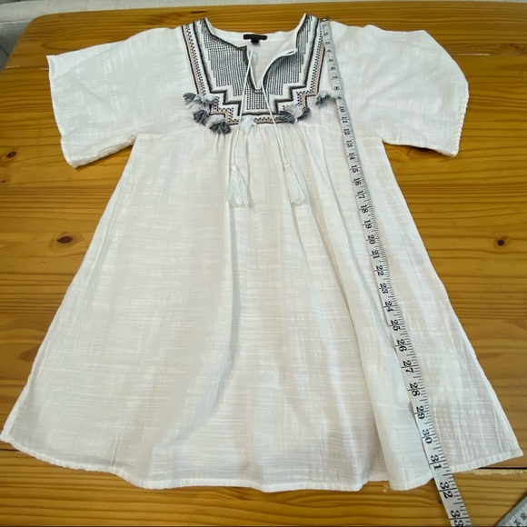 J. Crew Embroidered Tassel Beach Dress Tunic Top XS/S - Picture 13 of 13